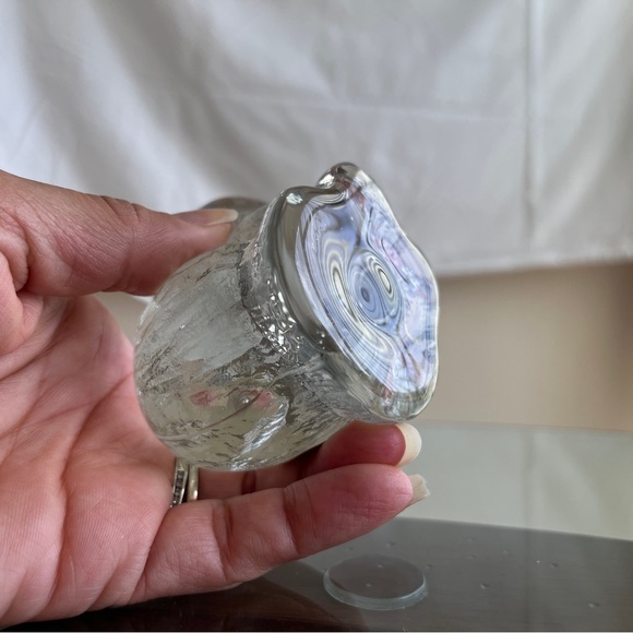 Goebel Vintage Antique Hallmarked Signed Solid Clear Glass German BEAR FIGURINE - Picture 9 of 13